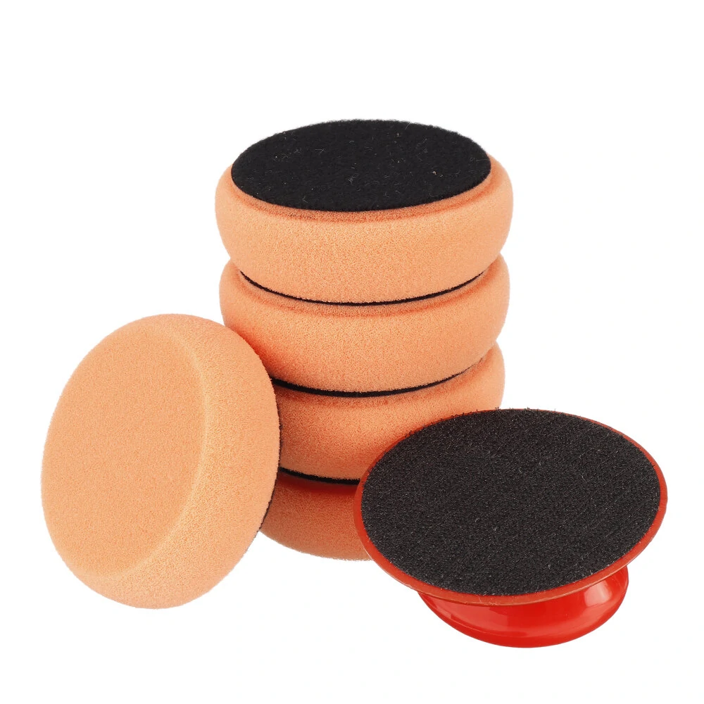 Meguiar's 6-Piece Wax Applicator Pad Kit | Foam & Microfiber Pads with Handle - Image 2