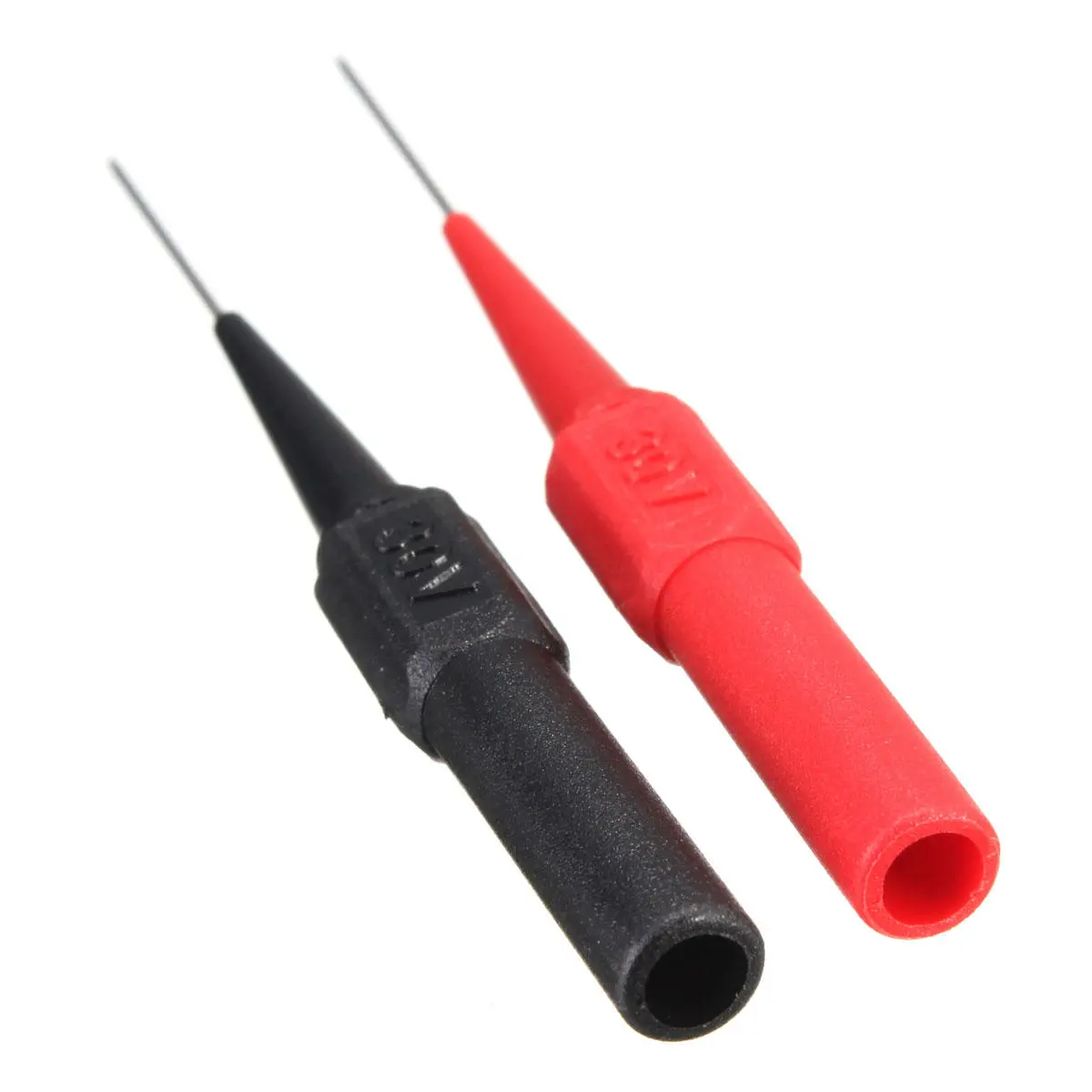 DANIU 10pcs Insulation Piercing Needle Test Probe - Non-destructive Multimeter Red/Black - Image 3