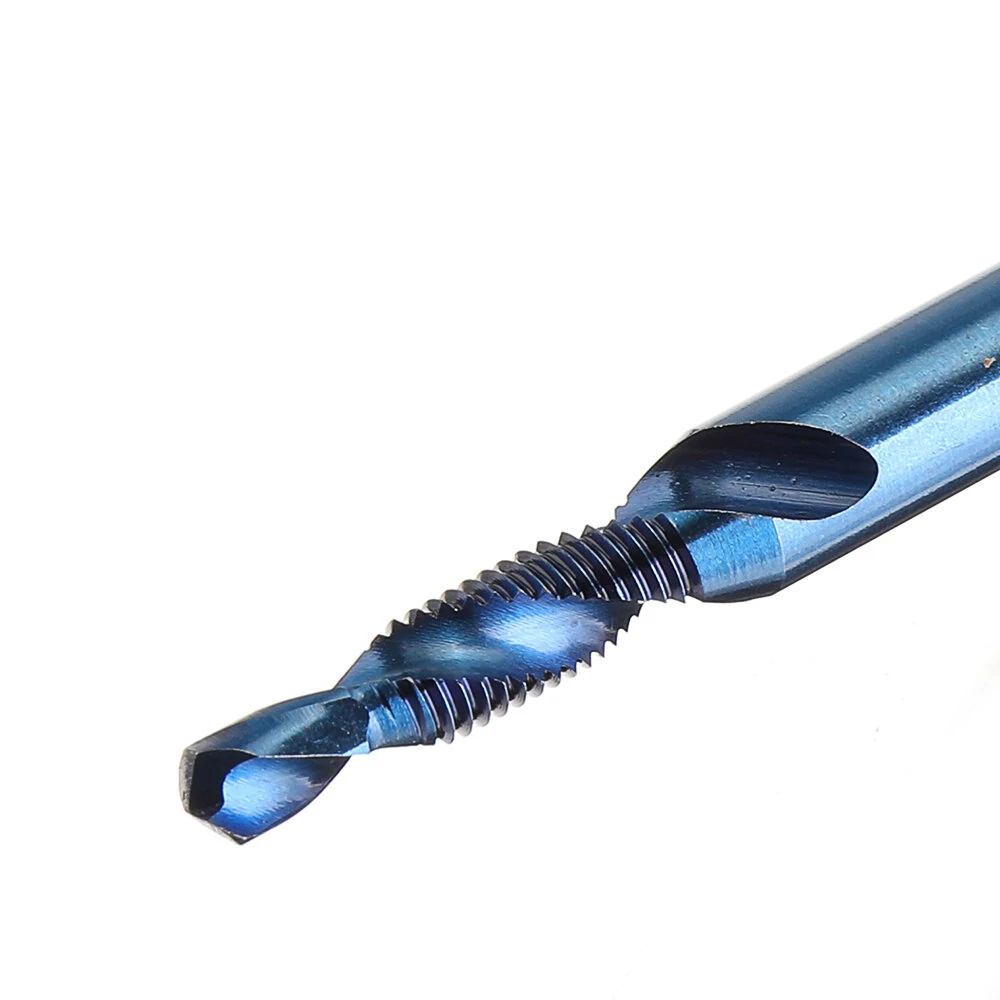 Drillpro 6pc M3-M10 Drill Tap Bit Set | HSS Blue Nano Deburr Countersink Bits - Image 5