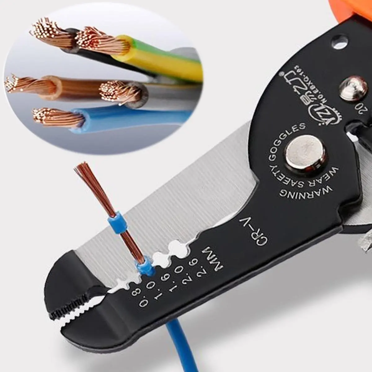 Multifunctional Cable Crimper Cutter Stripper | 0.2-6mm Wire Pliers Tool - Image 4
