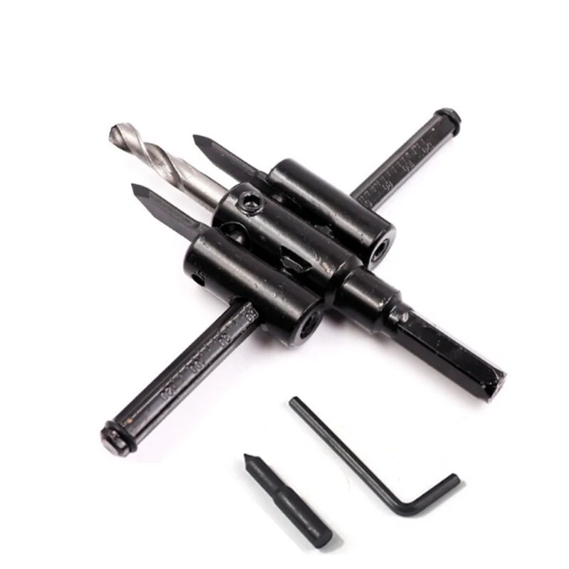 Adjustable Circle Hole Cutter - 30-300mm Wood Drill Bit | Hole Saw for Carpentry - Image 3