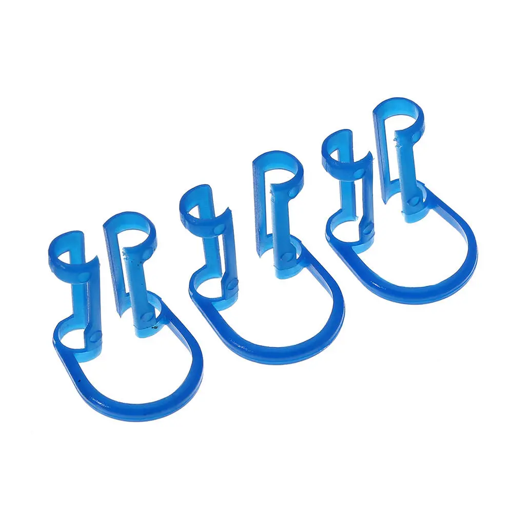 Dental Cotton Roll Holder - Blue Clip for Teeth Clinic Isolation - 50pcs - Image 4