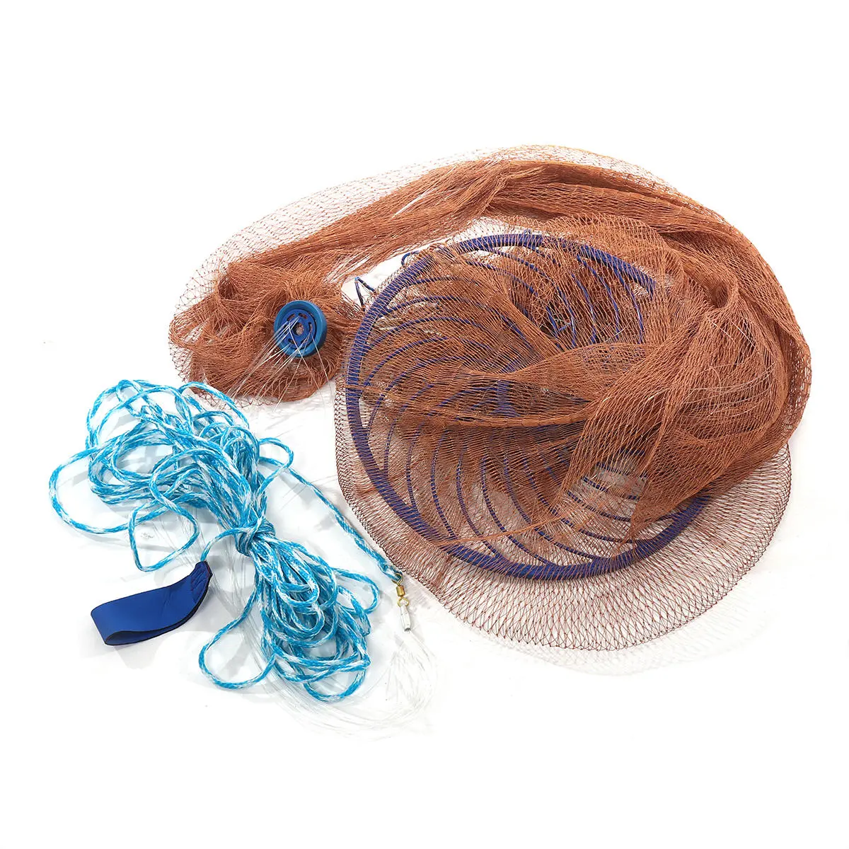 3M 10FT Fishing Net - Easy Throw Manual Net for Hunting & Bait Tools - Image 4