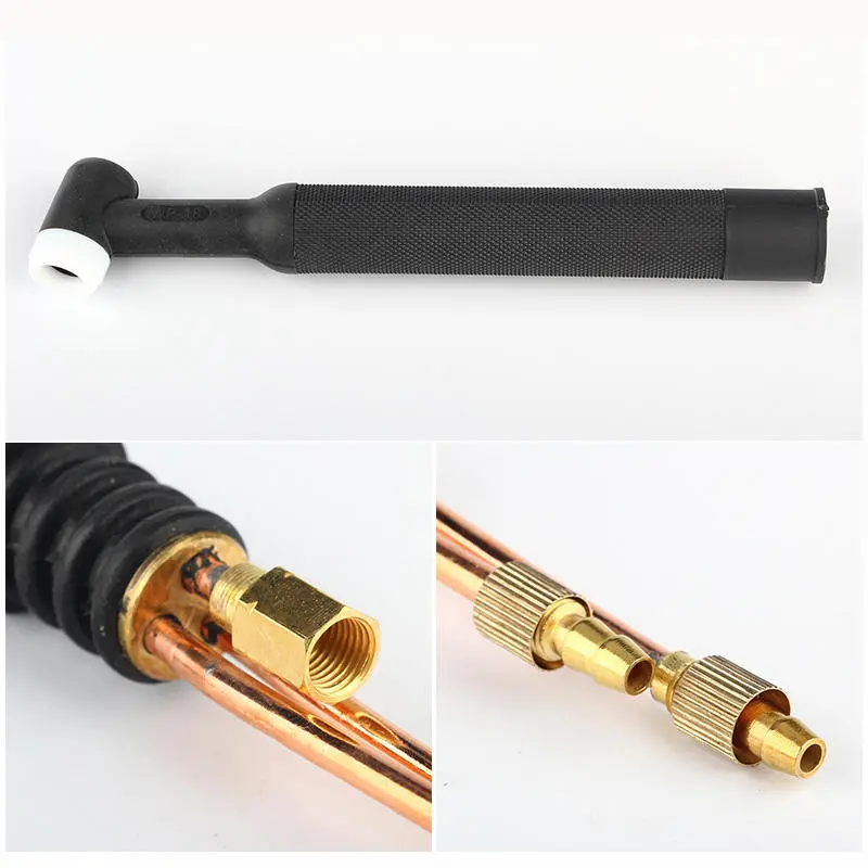 WP-18/WP-26 TIG Torch Head - 250 Amp Water Cooled | H-200 Flexible Handle - Image 2