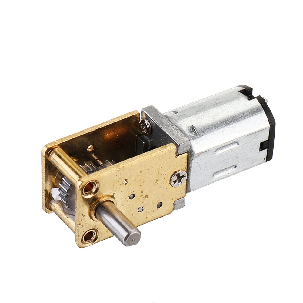 Machifit DC 3V-12V Micro Turbo Worm Gear Reduction Motor | High Torque - Image 2