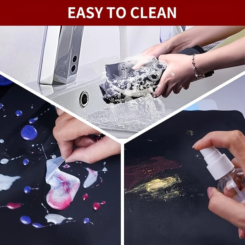 Premium Silicone Glue Mat - 23x15 Inch Heat-Resistant Non-Skid Work Surface for Woodworking & DIY - Image 5