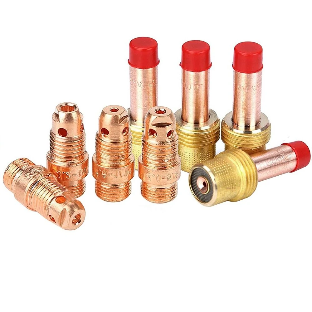 53Pcs TIG Welding Torch Kit - Stubby Gas Lens & Pyrex Cups for WP-17/18/26 - Image 3