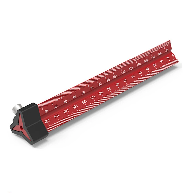 ENJOYWOOD 6 Sided Woodworking Scriber - Dual-Purpose MM & Inch Measuring Tape - Image 4