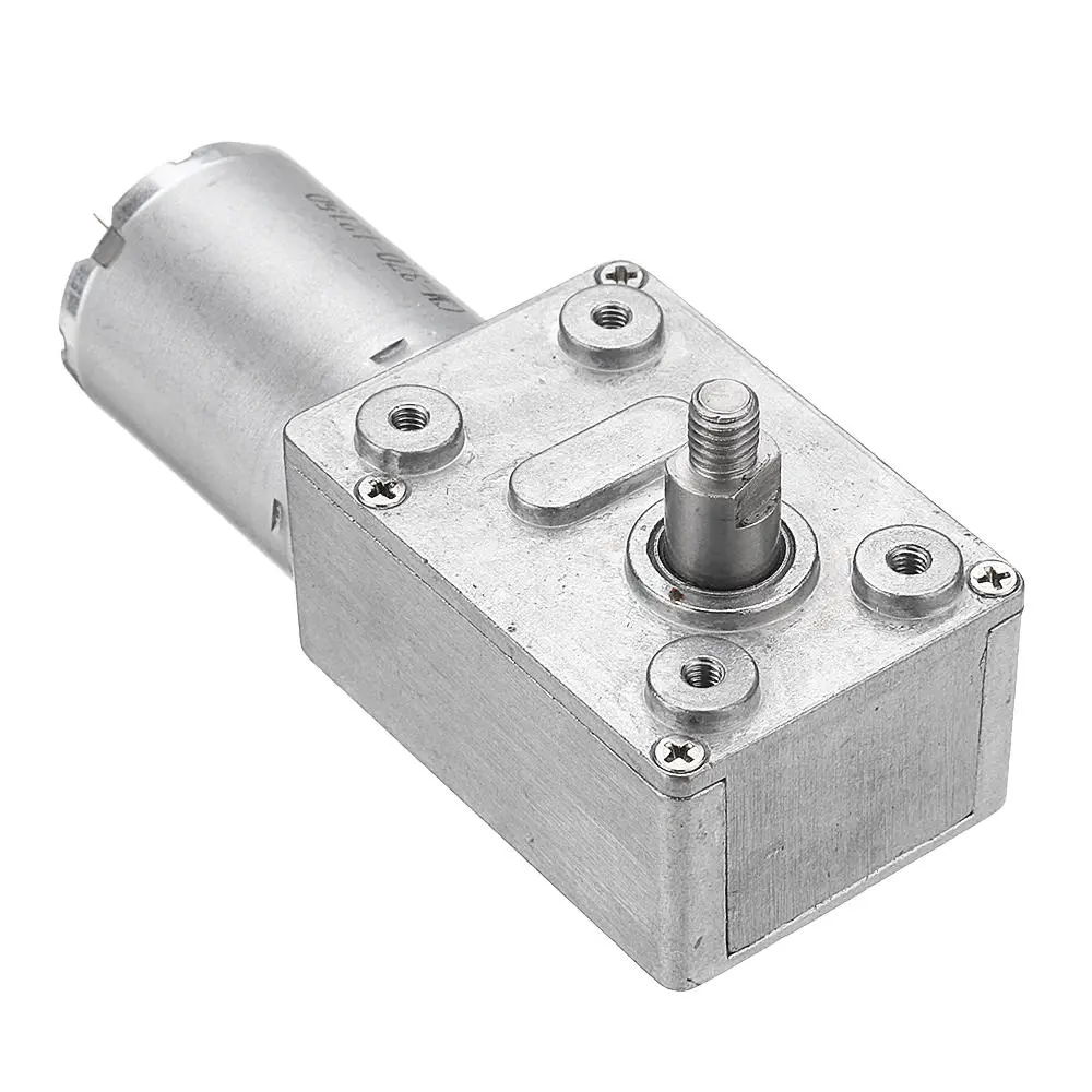 MACHIFIT JGY370 Worm Gear Motor - DC 6V 55RPM Reversible Self-Locking - Image 4