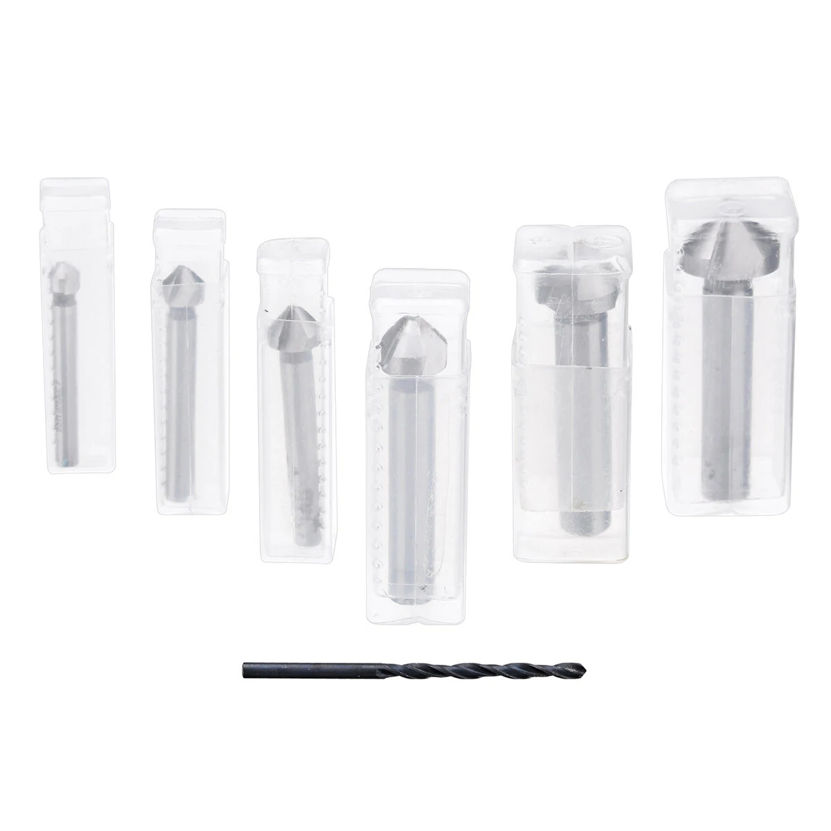 Drillpro 7pcs 5-10mm Countersink Drill Bit Set | For Metal & Woodworking - Image 3