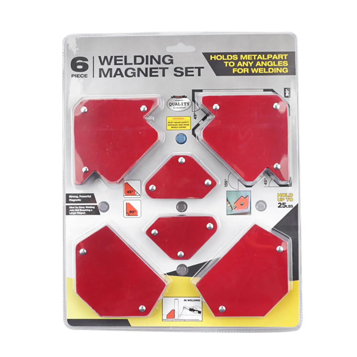 Magnetic Welding Locator Set - 6Pcs 25lb 50lb 75lb Multi Angle Tool - Image 4