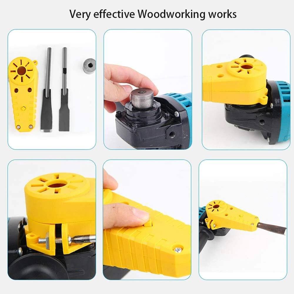 Electric Chisel - 200mm Stainless Steel Flat Cutter | Lightweight Plastic Handle for Woodworking & DIY - Image 4