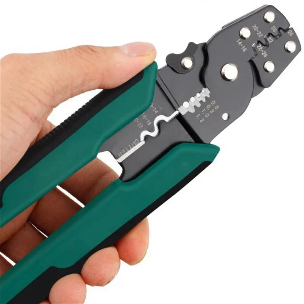 Mini Electric Terminal Crimping Pliers - Wire Stripping & Cutting Hand Tool - Image 3