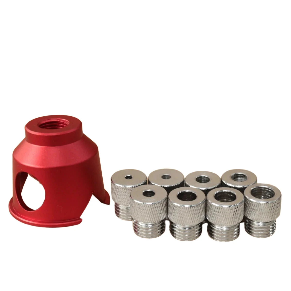 JIGHOLE Doweling Jig Drill Guide - 3-10mm with 8 Steel Bushings | Accurate Woodworking Tool - Image 2