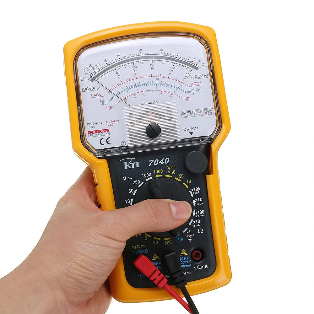KT7040 Original Analog Multimeter - Protective Sleeve & Overload Protection - Image 2