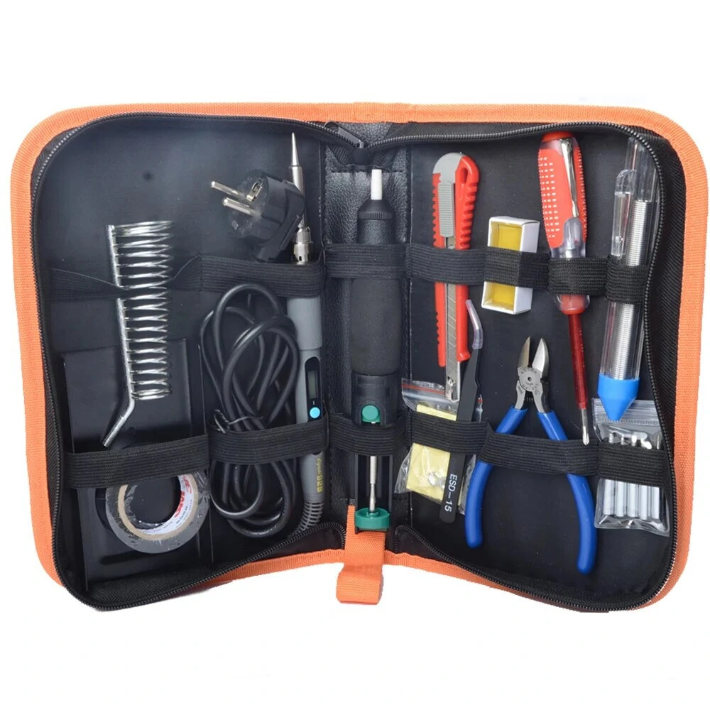 HANDSKIT 90W Digital LED Soldering Iron Kit | 100-480°C Precision Control - Image 2