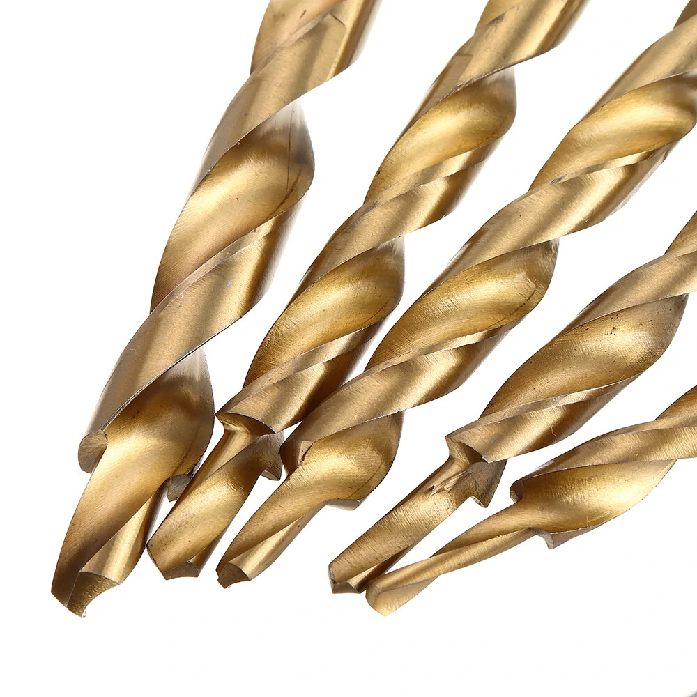 Drillpro 5Pcs Titanium Step Drill Bits | For Pocket Hole Jig & Woodworking - Image 5