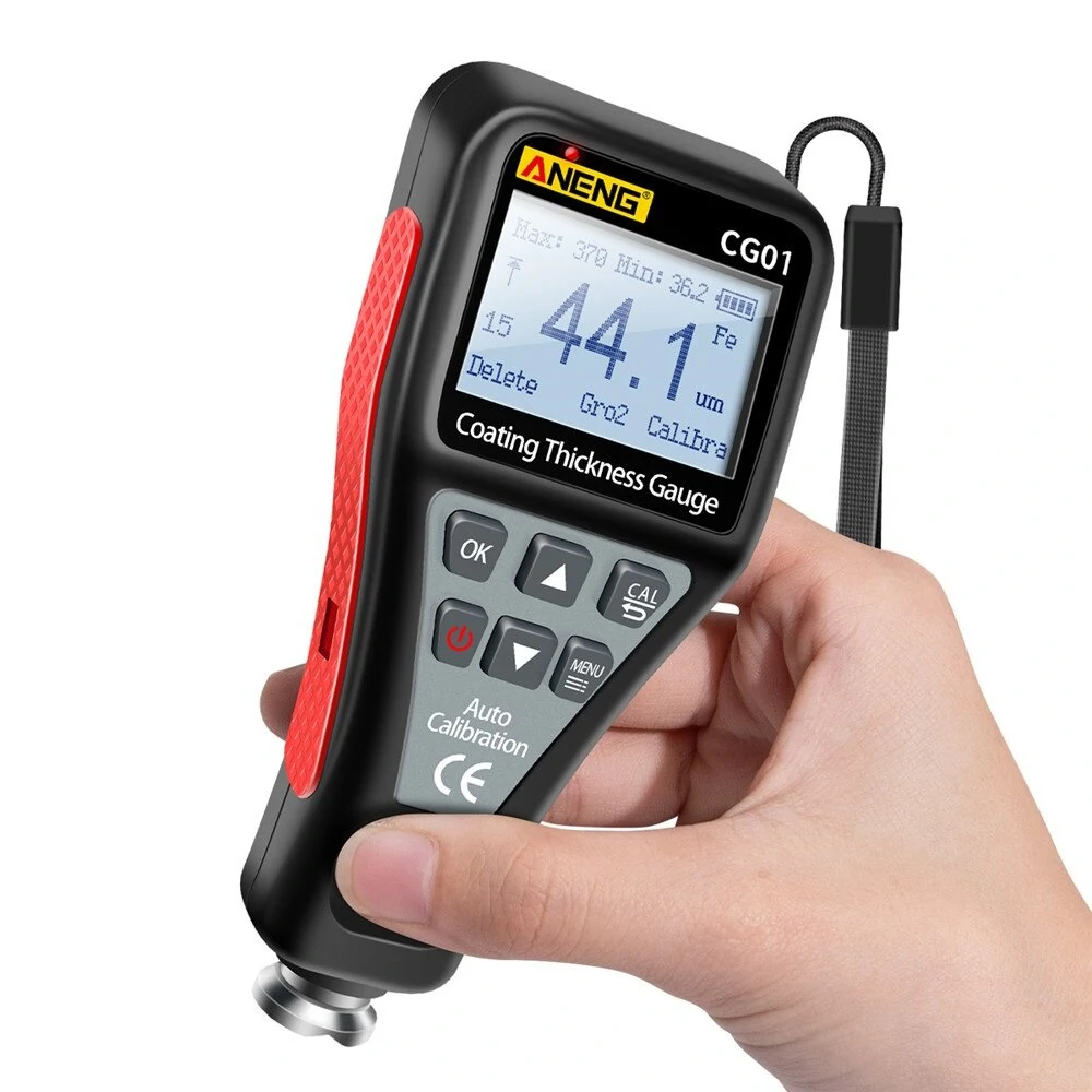 ANENG CG01 Digital Coating Thickness Gauge | 0-1500um | Backlight LCD | Car Paint & Film Tester - Image 2