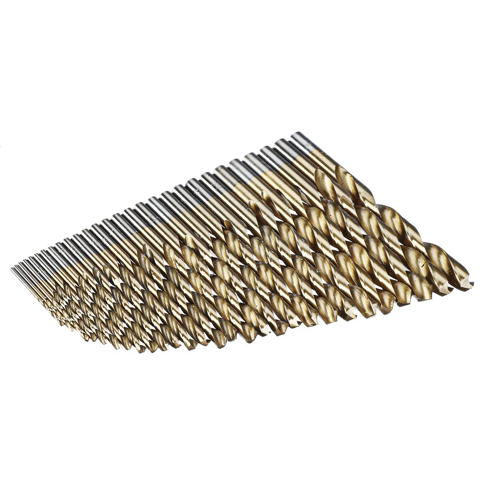Drillpro 115 Pcs HSS Drill Bit Set | Titanium Coating | 1/16-1/2 & #60-#1 Sizes - Image 4