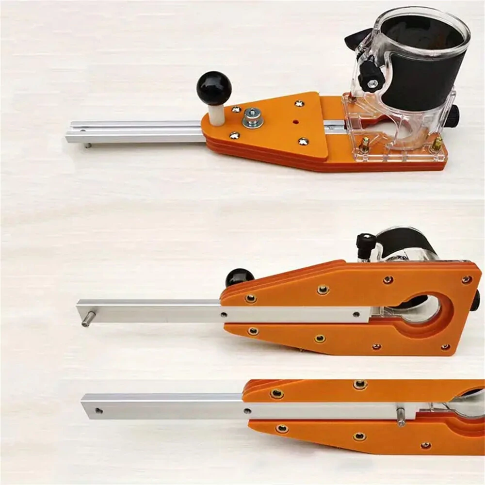 Woodworking Circle Cutting Jig Guide for Hand Trimmers | Router Table Plate Tool - Image 2