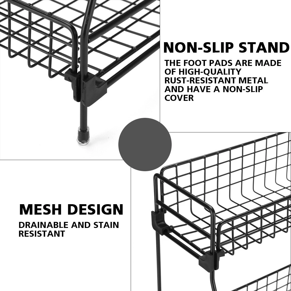 Multifunctional Makeup Storage Box | Multi-layer Desktop Rack for Dorm Kitchen - Image 4