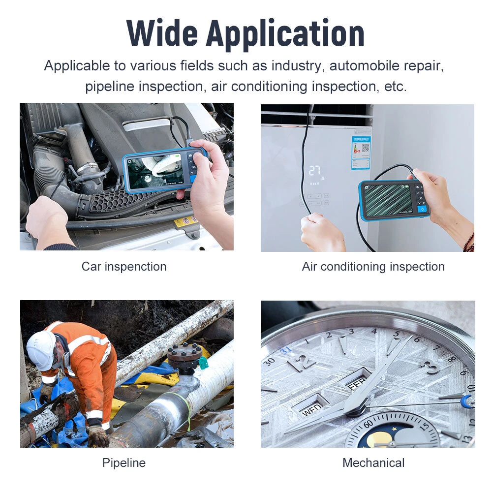 MS450 5.5mm Borescope | 1080P HD Snake Camera - 4.5 Screen, Waterproof for Pipe & Sewer Inspection - Image 5