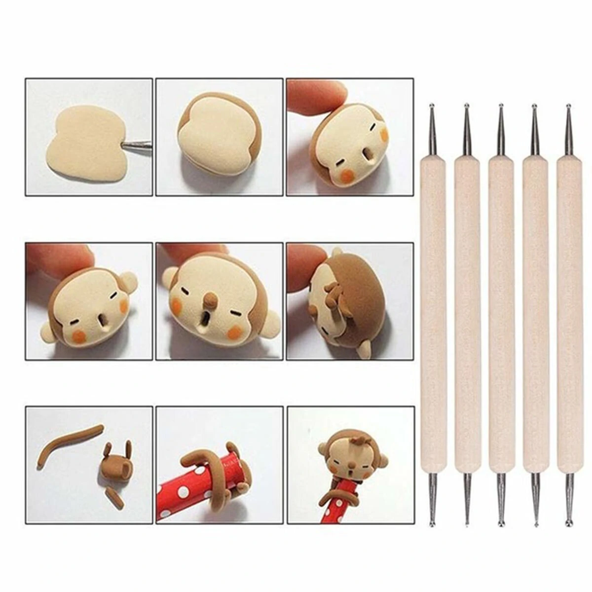 DIY Pottery Clay Sculpting Tool Set - Ceramic Craft & Sculpture Carving Kit - Image 3