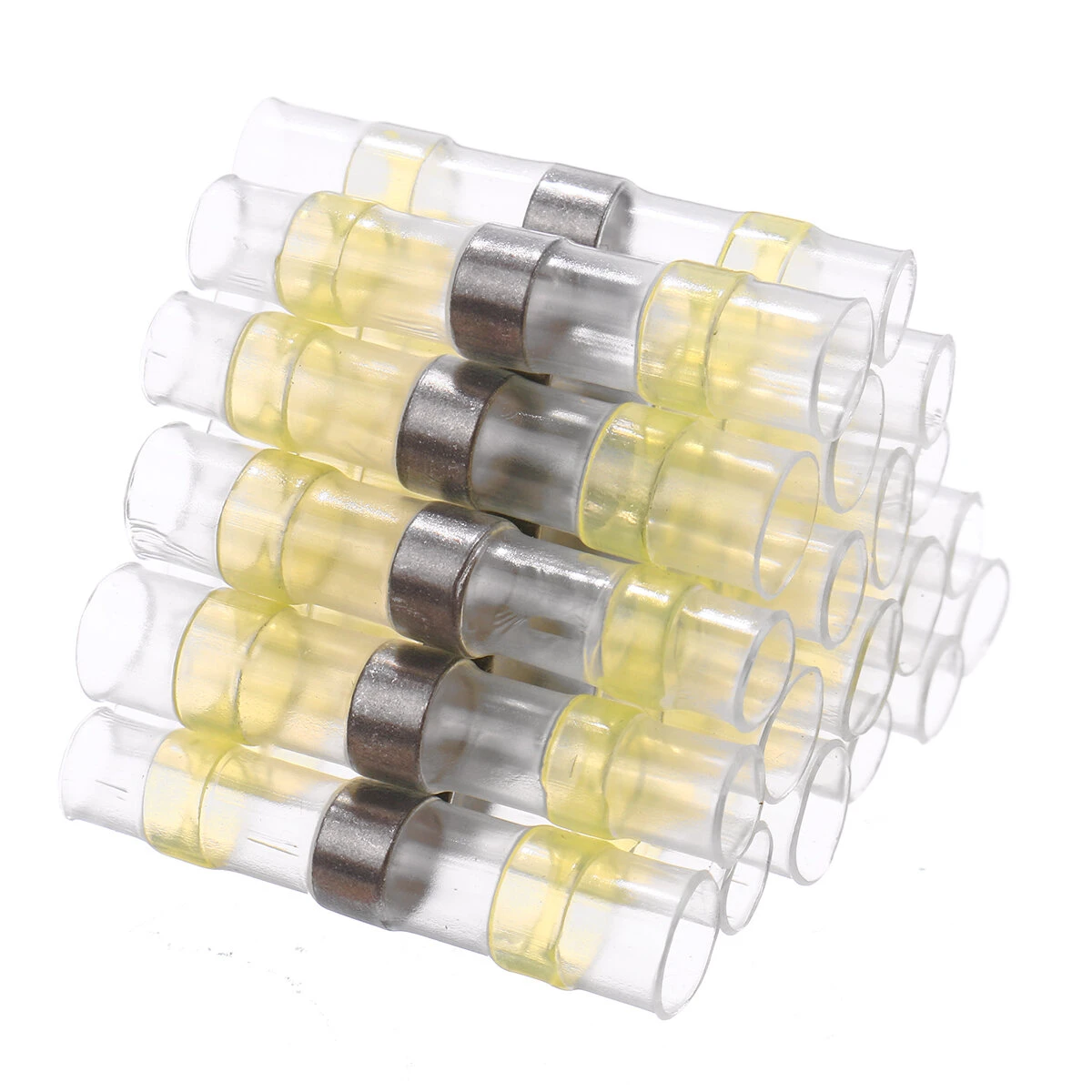 Heat Shrink Butt Splice Wire Connector - Solder Seal Sleeve Terminal Tube - Image 3