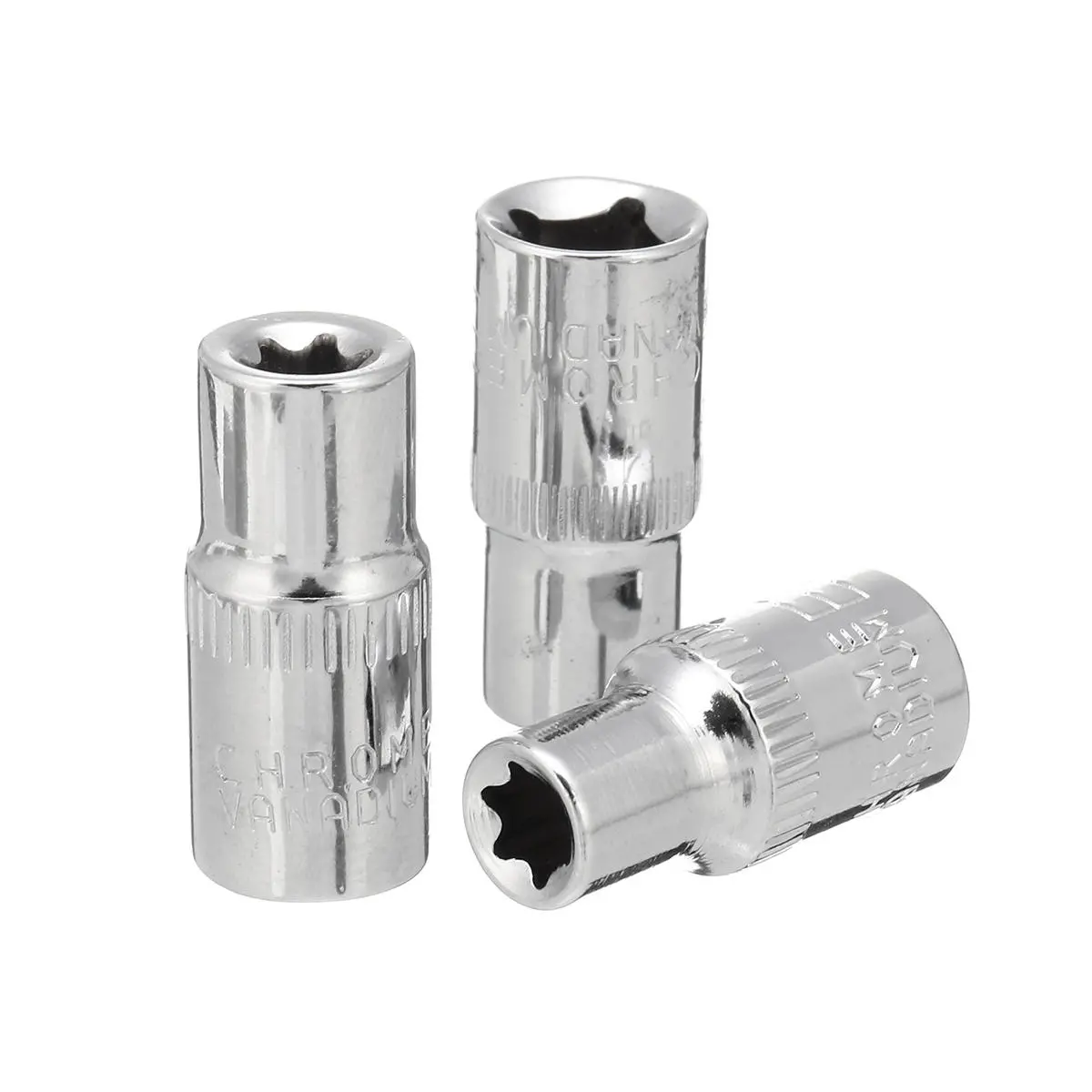 5PCS 1/4 Inch Drive E-Type Socket Wrench Kit | E4-E8 Sleeve Set for Auto Repair - Image 4