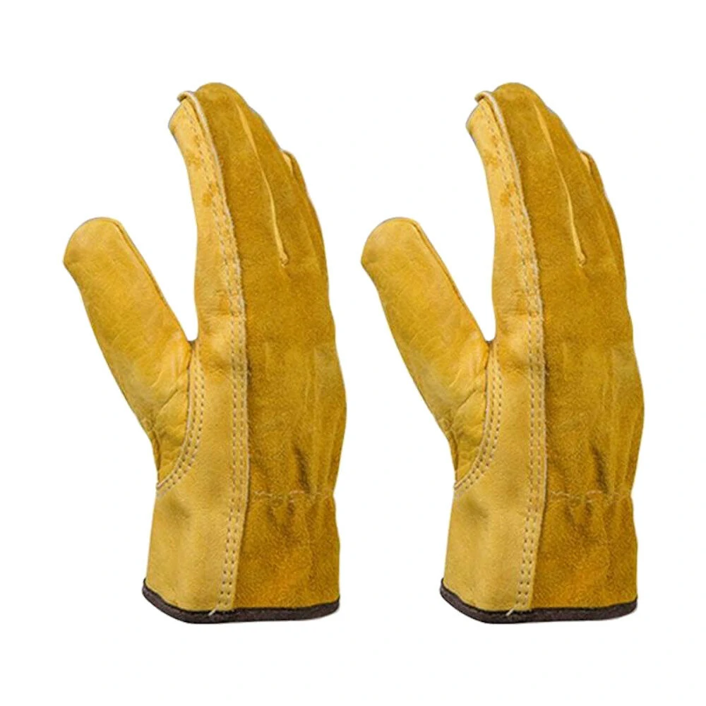 Gardening Gloves - Thorn Proof Double Layer Leather - Waterproof Slim-Fit - Image 4