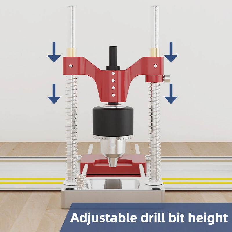 ENJOYWOOD Track Saw Rail Drill Guide | Hole Punch Locator for Makita Festool DeWalt - Image 3