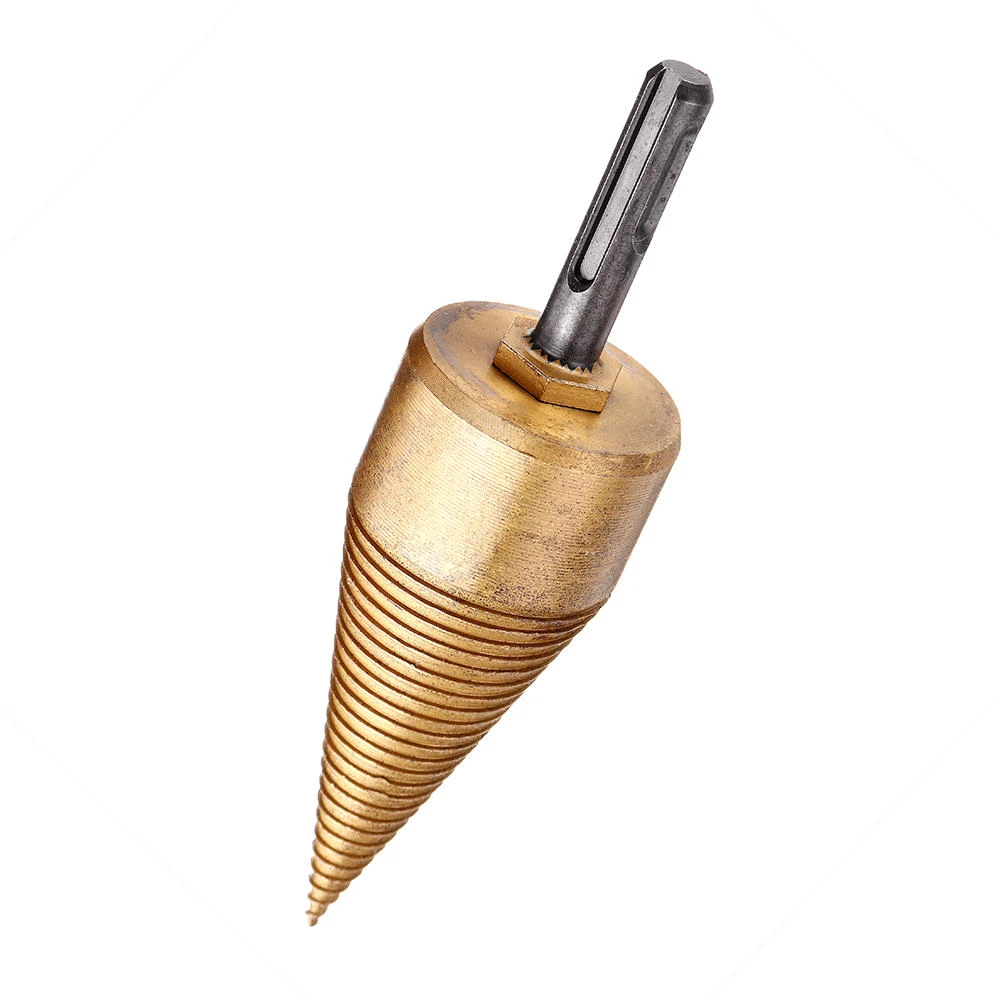 Drillpro 32/42mm Titanium HSS Firewood Splitter Drill Bit | Wood Chopper Breaker - Image 5