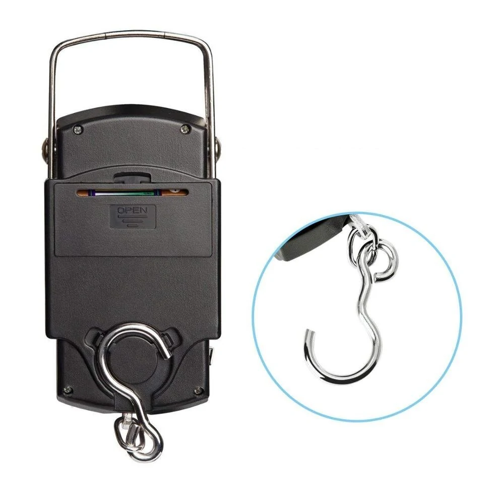 50kg Portable Digital Luggage Scale with 1m Ruler | Travel Weighing Scale - Image 3