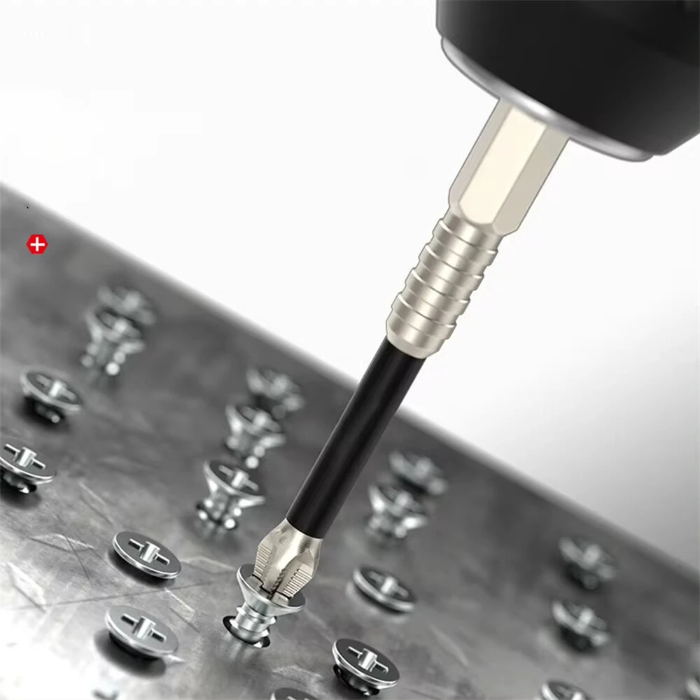 6PCS Long Alloy Steel Magnetic Screwdriver Bits | PH2 1/4 Inch Hex Shank - Image 2