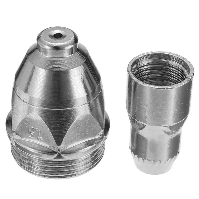 P-80 Plasma Cutter Torch Consumables - Nozzle & Electrode Tips for Cutting - Image 2