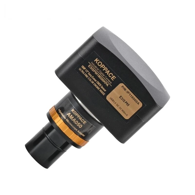 KOPPACE 18MP USB3.0 Microscope Camera | 0.5X Electronic Eyepiece | Adjustable Focus - Image 2