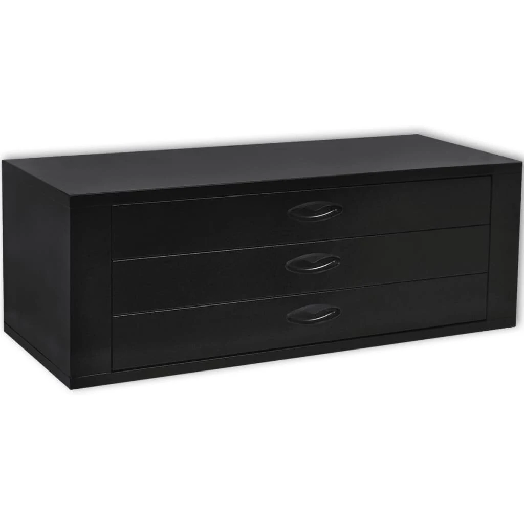 Black Metal Tool Box with 3 Drawers | Heavy Duty Storage - Image 3