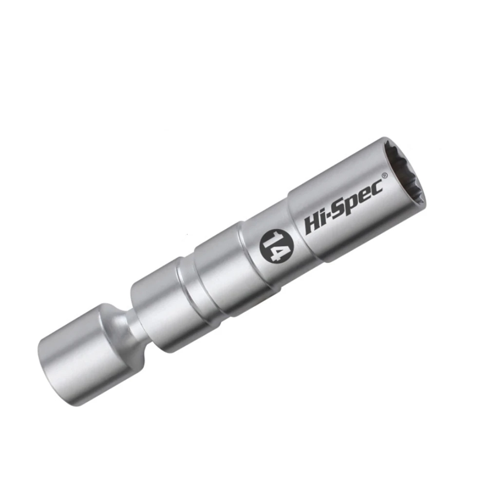 NGK Spark Plug Socket - 14mm/16mm Universal Magnetic Wrench | Drill Attachment - Image 2