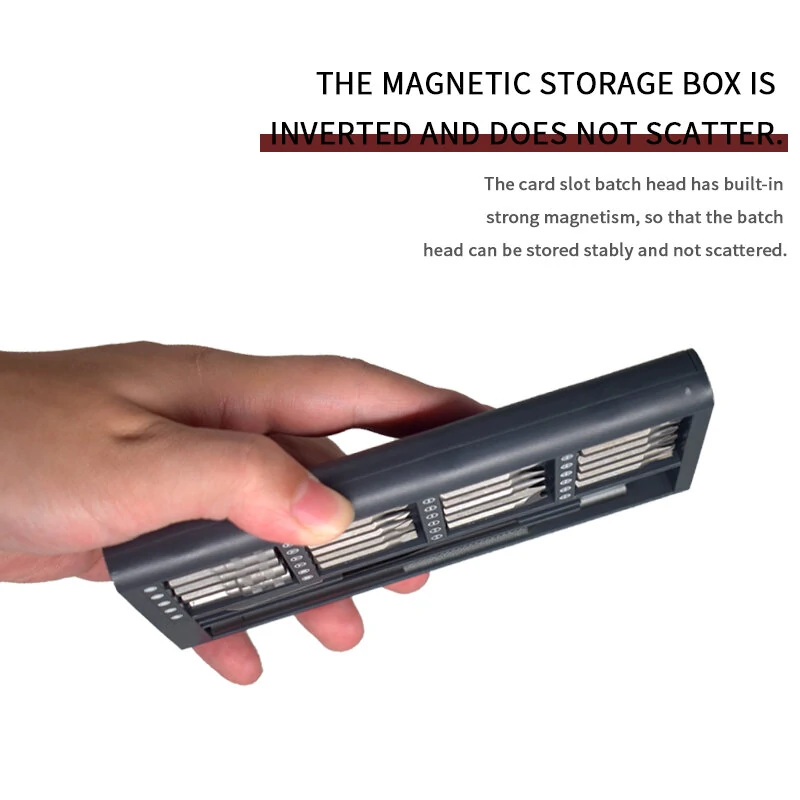 MT-M050 50-in-1 Magnetic Screwdriver Set | Precision Electrician Tool with Double-Sided Bits - Image 4