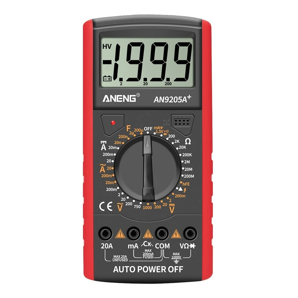 ANENG AN9205A+ Digital Multimeter | AC/DC Voltage Current Tester - Image 3
