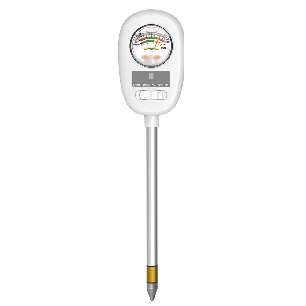 4-in-1 Soil Tester - Moisture, Light, Nutrient & pH Detection | Adjustable Angle for Indoor Plants & Gardening - Image 2
