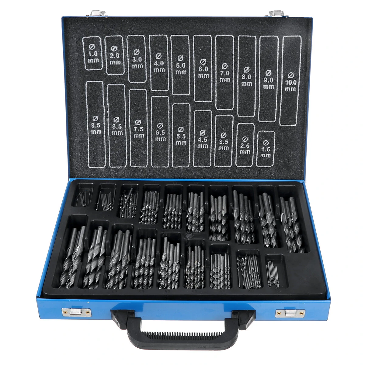 Precision HSS Drill Bit Set 170Pcs | 1mm-10mm Metal Case | Engineering Grade - Image 2