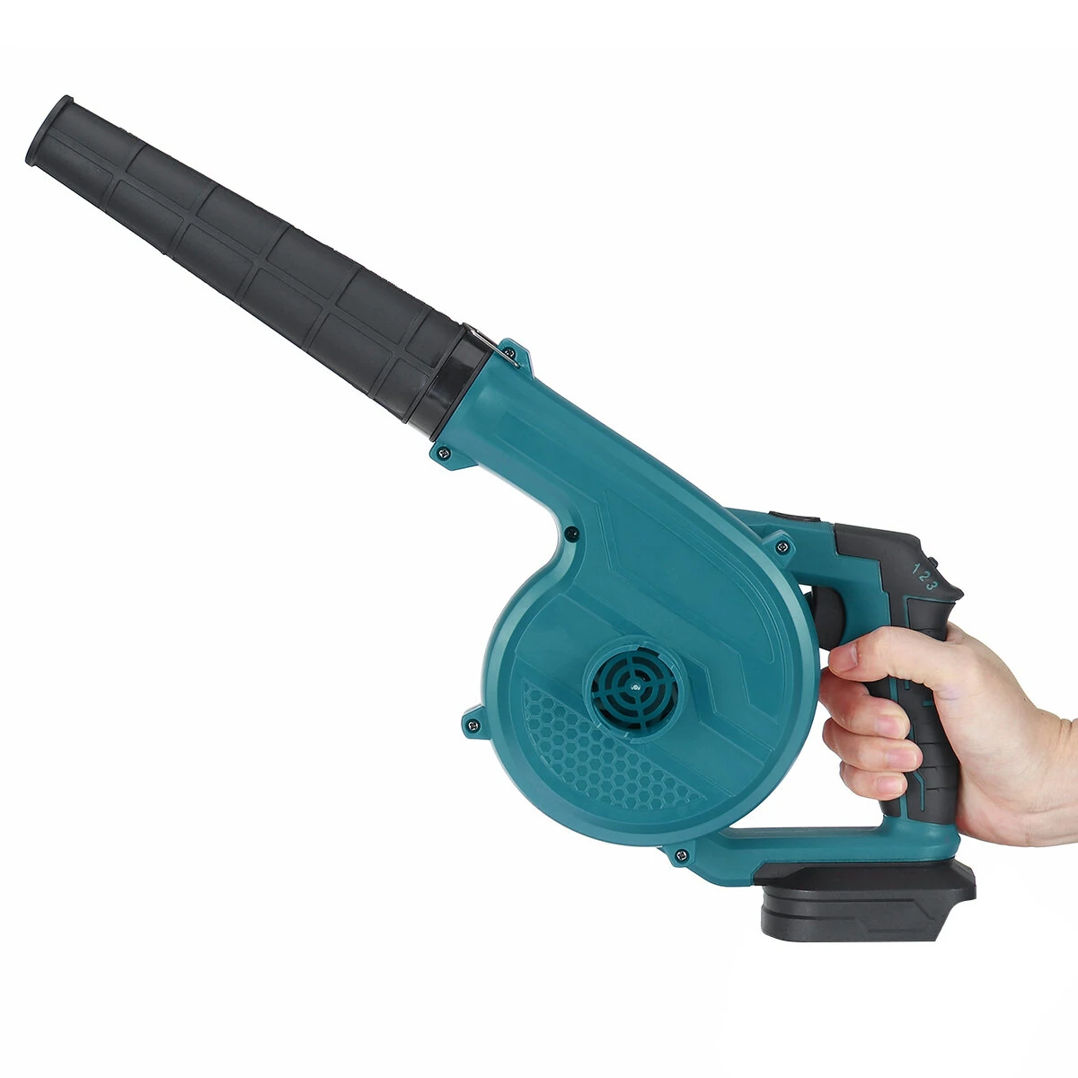 98VF 3000W Cordless Leaf Blower - Adjustable 180° Head w/ Battery | Garden Tool - Image 2