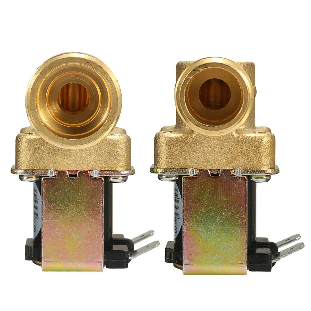 220V Normally Closed 2 Way Brass Electric Solenoid Valve | For Air & Water - Image 3