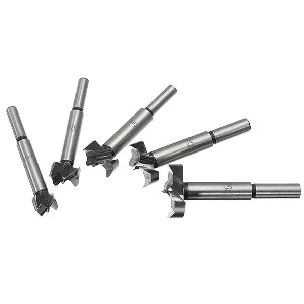 Drillpro 5Pcs 15-35mm Forstner Drill Bit Set | Wood Hinge Hole Cutter - Image 4
