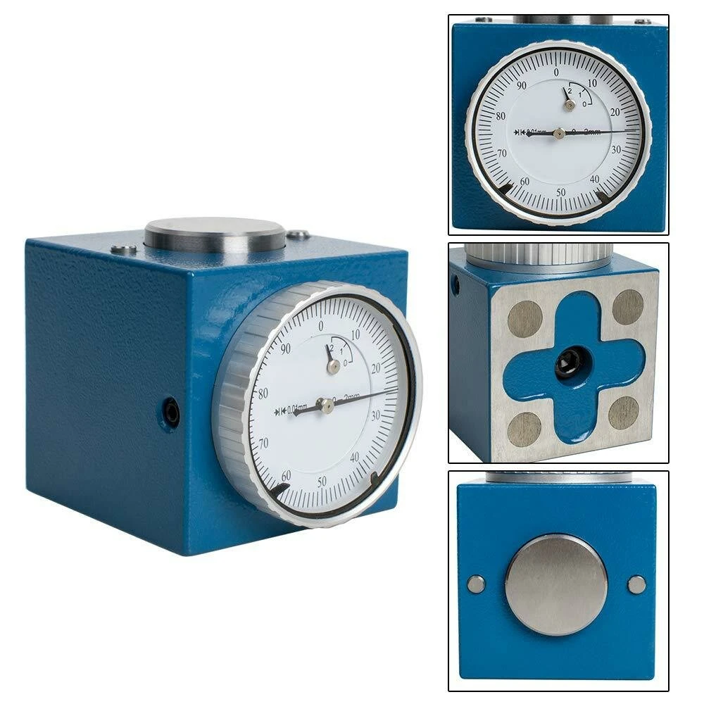 Magnetic Z Axis Tool Dial Zero Presetter | 0-2mm CNC Gauge | Metric Offset - Image 2