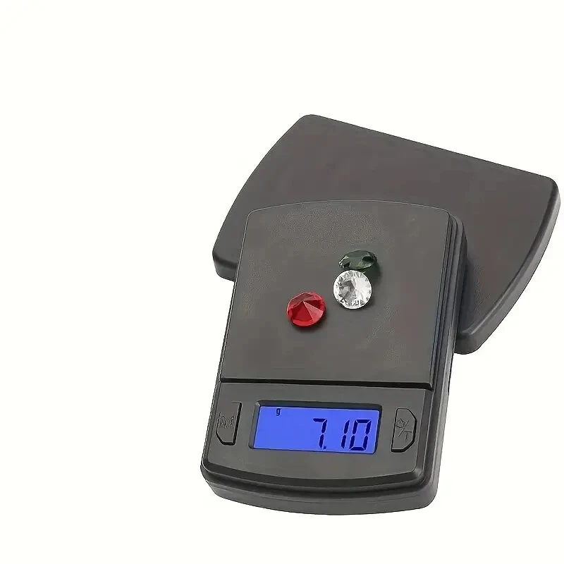 0.1g/0.01g Mini Digital Pocket Scale | 500g Capacity for Gold & Silver Jewelry - Image 2