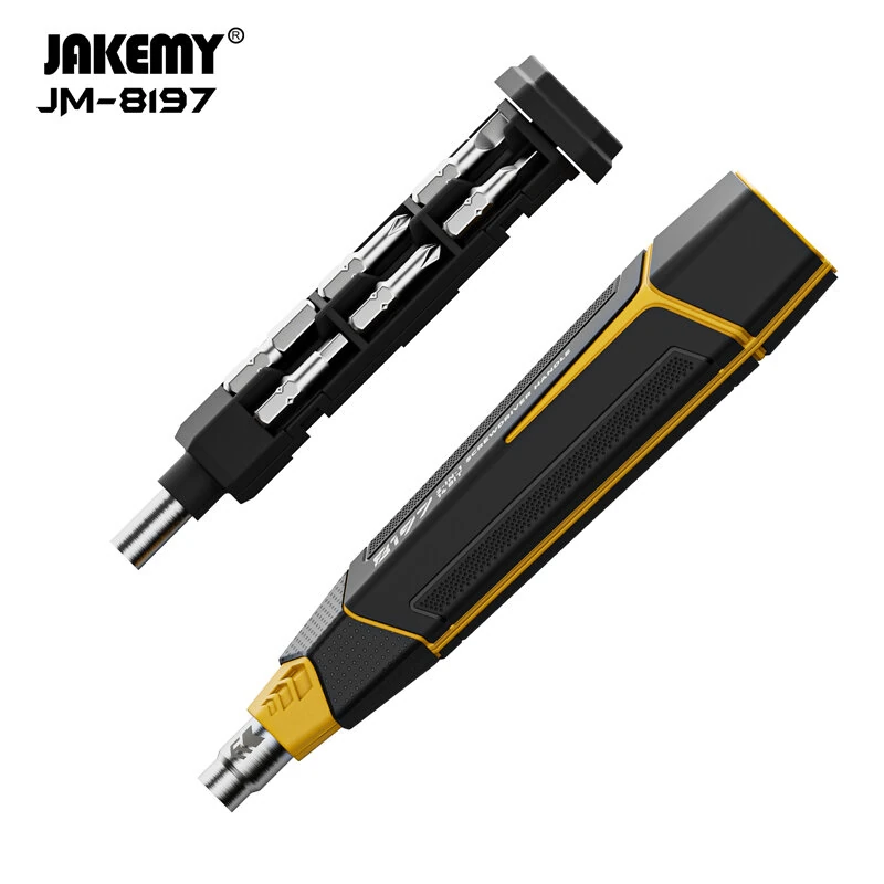 JAKEMY JM-8197 16-Piece Screwdriver Set | Phillips Slotted Tri-Wing Hex Bits - Image 3