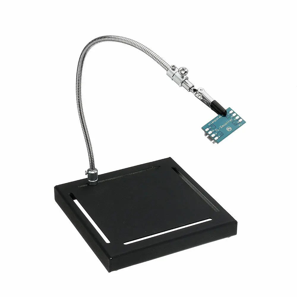 YP-003-2 Helping Hands Soldering Station - 300mm Flexible Arm PCB Fixture Holder - Image 2
