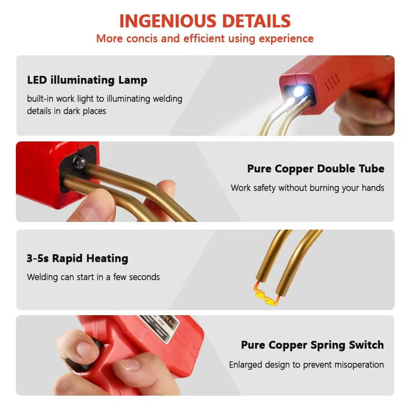 Welding Machine with 200 Staples | 4 Types for Bumper & Plastic Repairs | Soldering Gun - Image 2